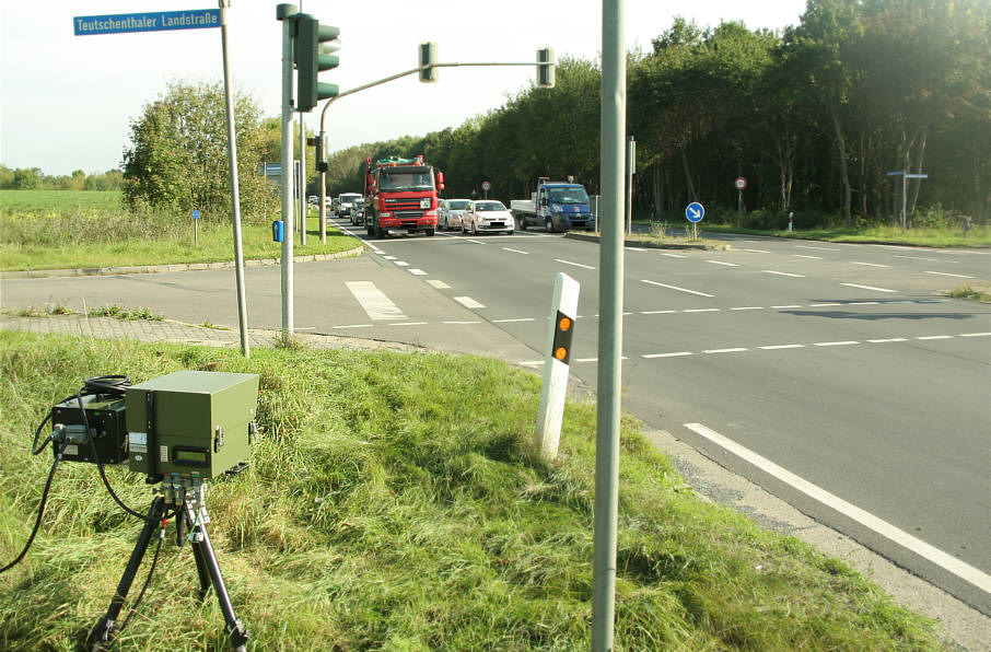 B 80 zwischen Halle und Bennstedt am Abzweig nach Zscherben