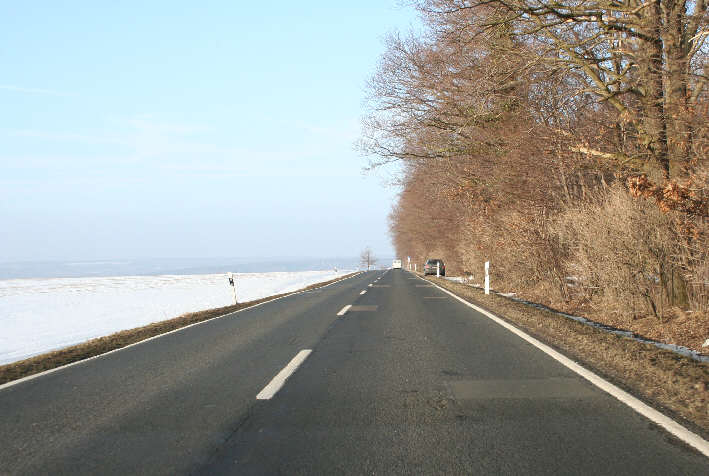 Geschwindigkeitsmessung B 88 zwischen Naumburg und Naumburg Ortsteil Neuflemmingen