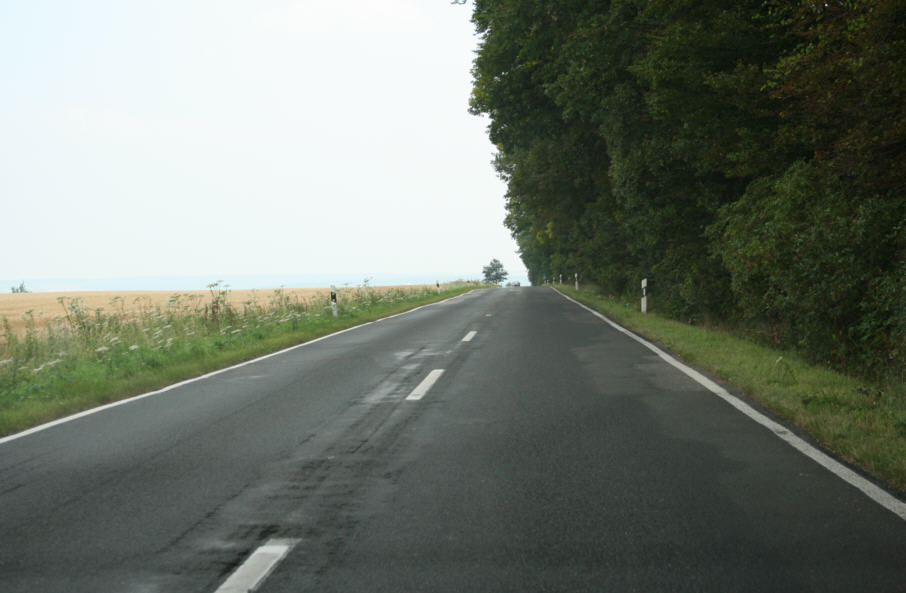 Geschwindigkeitskontrolle B 88 zwischen Naumburg und Naumburg Ortsteil Neuflemmingen