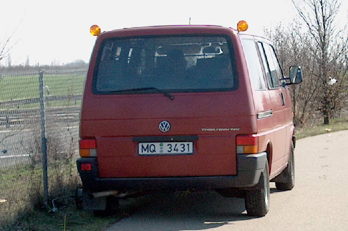 Messfahrzeug T3 der Polizei Sachsen-Anhalt, Kennzeichen MQ-3431