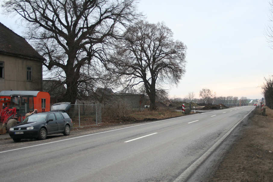 Blitzer B 91 zwischen Weißenfels und Deuben kurz nach dem Abzweig Nessa