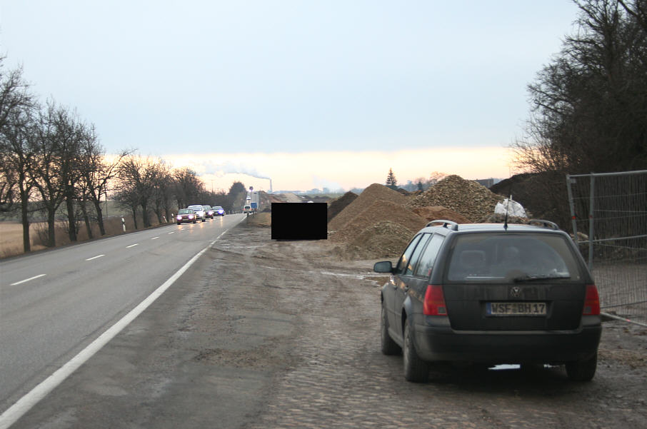 Messfahrzeug Blitzer Polizei VW Golf, Kennzeichen WSF-BH 17