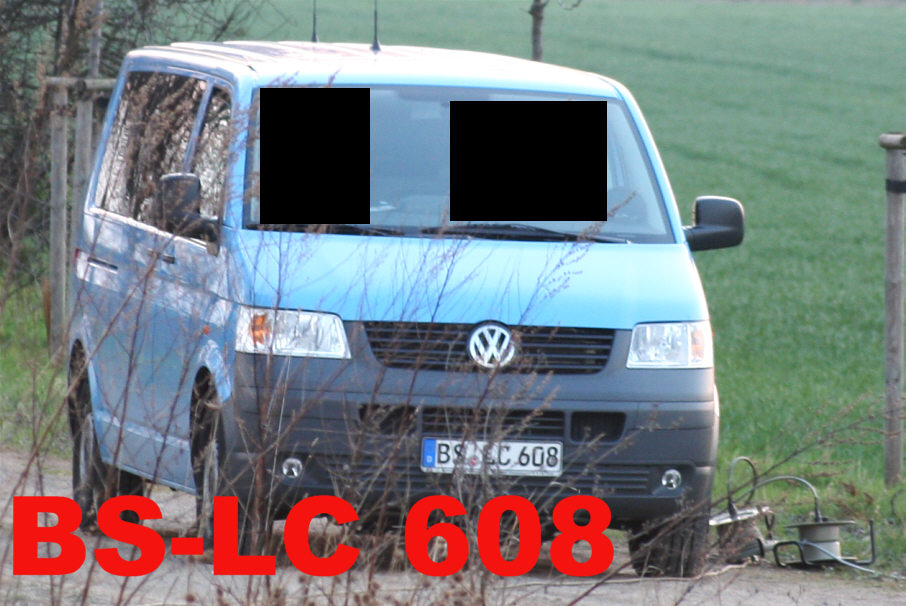 Messfahrzeug Geschwindigkeitskontrolle Polizei Sachsen-Anhalt (Kennzeichen BS-LC 608)