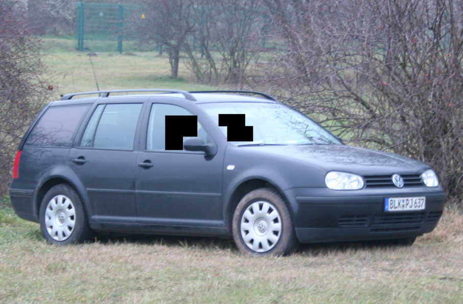 Messfahrzeug Polizei Sachsen-Anhalt VW Golf Variant (Kennzeichen BLK-PJ 637)