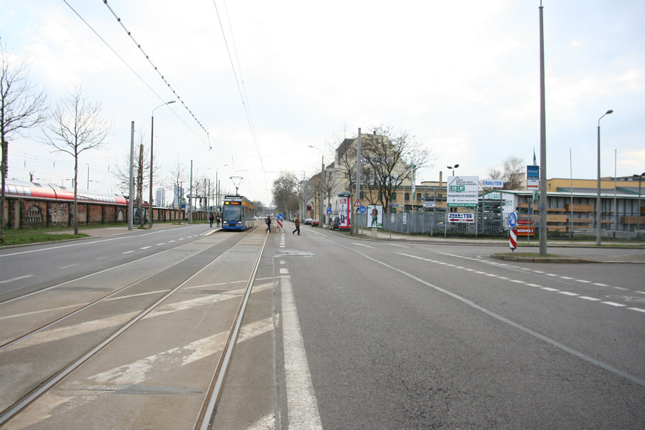 Geschwindigkeitskontrolle Leipzig Berliner Straße stadteinwärts