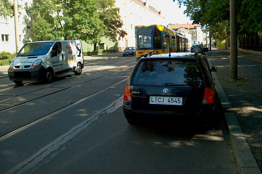 Blitzer VW Golf Stadt Leipzig Kennzeichen L-CJ 4545