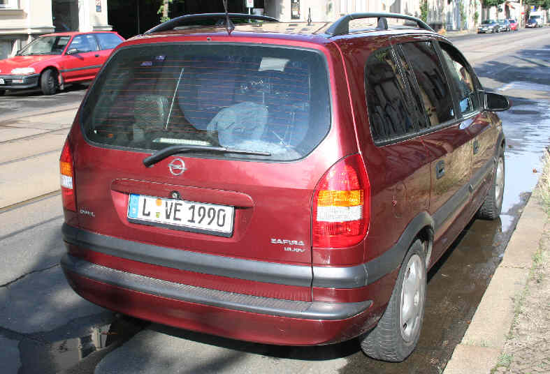 Radar Multanova VR 6F Heckeinbau Opel Zafira