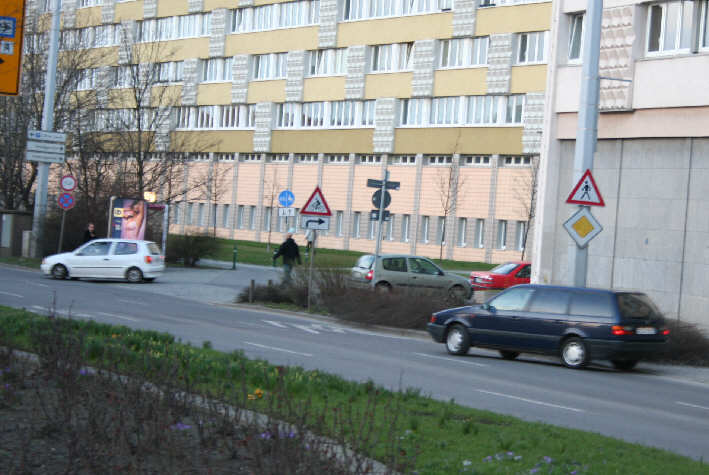 Blitzer Stadt Leipzig Gerberstraße stadtauswärts