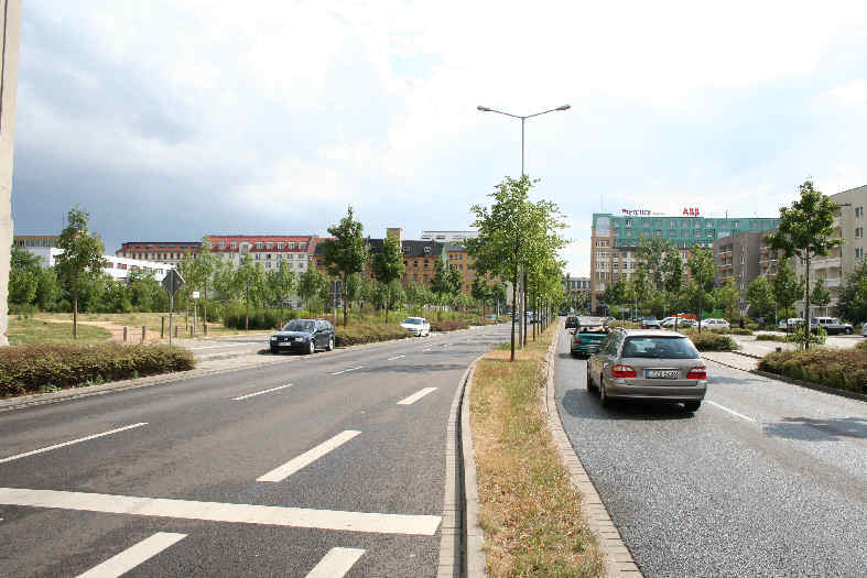 Geschwindigkeitskontrolle Leipzig Gerichtsweg stadtauswärts