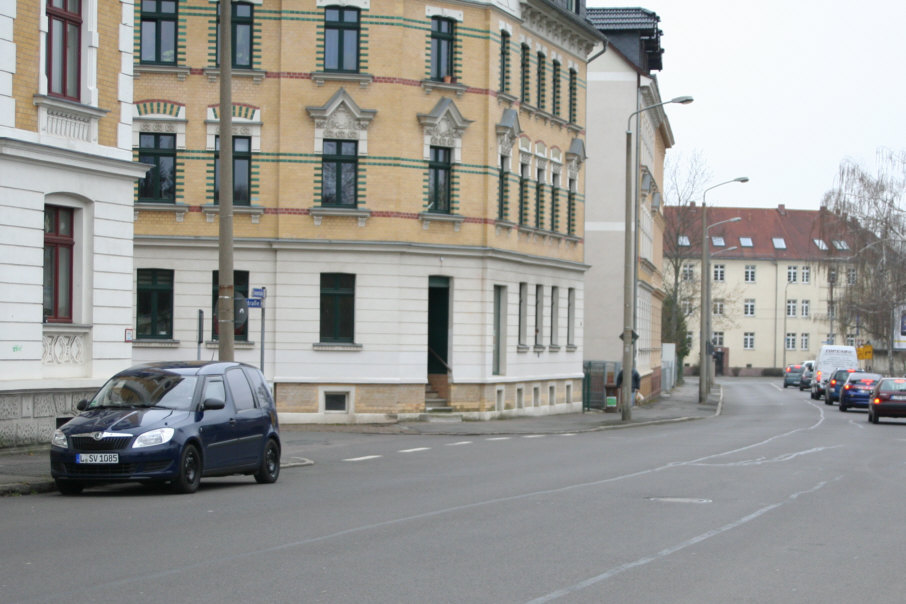 Blitzer Stadt Leipzig Frontmessung aus Skoda Roomster