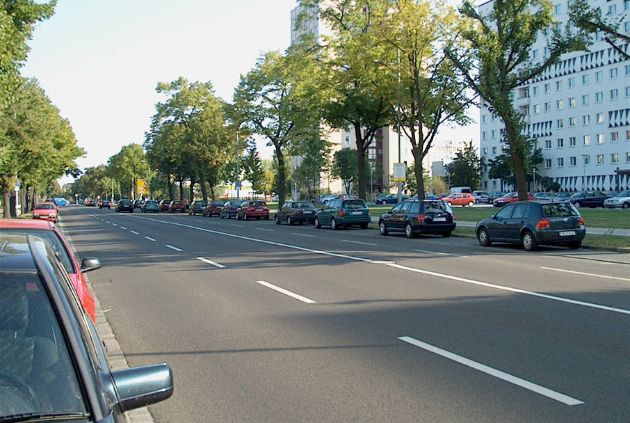 Flitzerblitzer Leipzig Straße des 18. Oktober stadtauswärts