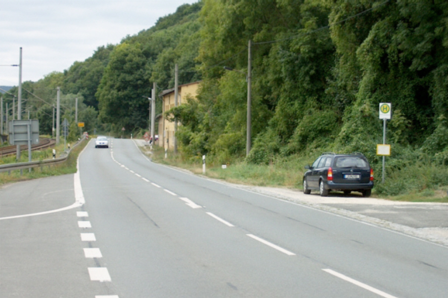 Geschwindigkeitskontrolle Dornburg - Jenaer Straße in Fahrtrichtung Jena (B 88)