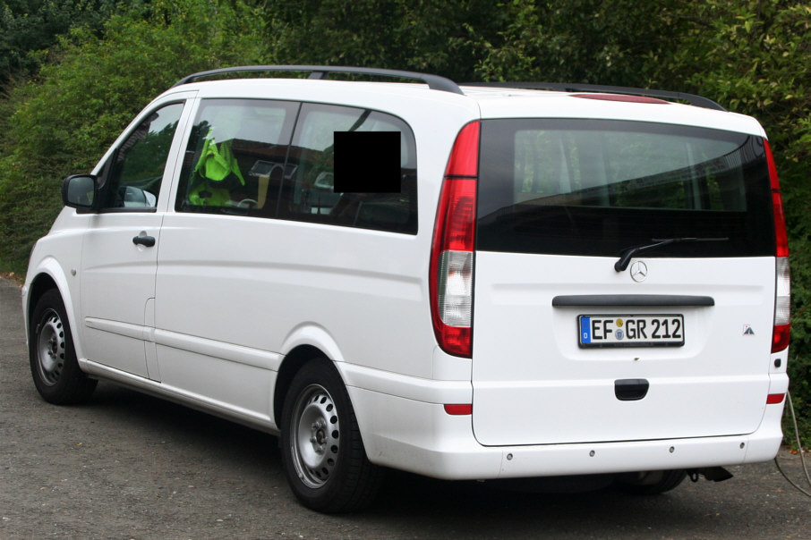 Flitzerblitzer, Stadt Erfurt, weißer Mercedes Vito, Kennzeichen EF-GR 212