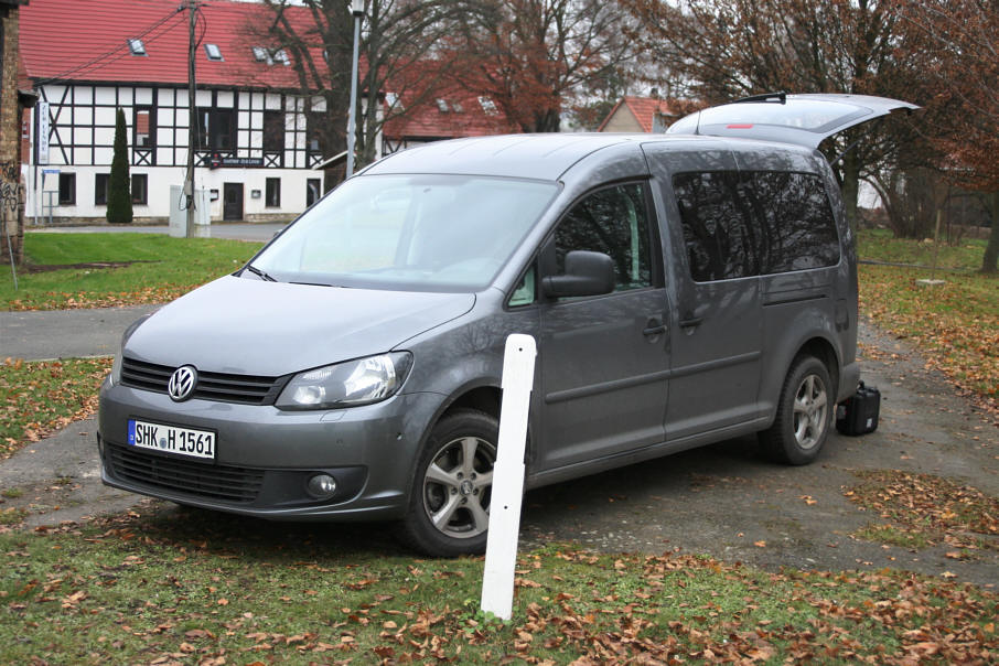 Flitzerblitzer, Polizei, dunkelgrau, VW, Caddy, Kennzeichen, SHK-H 1561