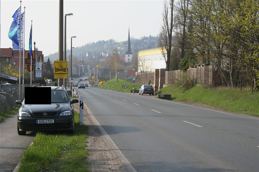 Blitzer, Gera, Polizei, Friedhof, Langenberg, Gera-Langenberg, B 7, A 4, Autohandel, Starenkasten PoliScanSpeed, Blitzersäule, beidseitig