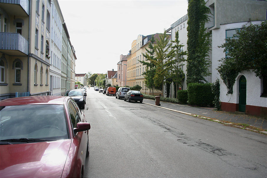 Geschwindigkeitskontrolle Gera Professor-Simmel-Straße zwischen Rudolf-Scheffel-Straße und Karl-Marx-Allee