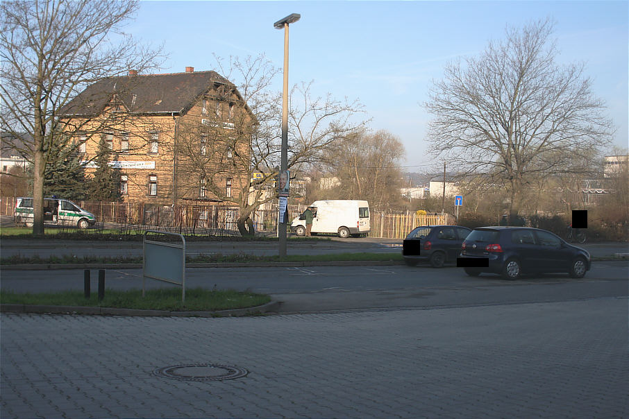 Geschwindigkeitsmessung, Gera, Siemensstraße, B 7, Bundesstraße, Innenstadt, Zentrum