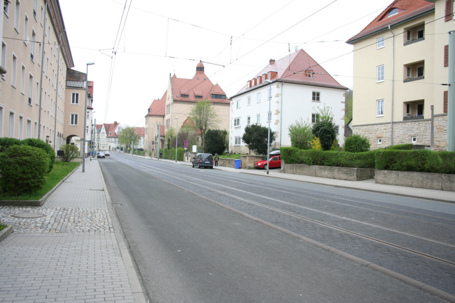 Geschwindigkeitskontrolle Jena Dornburger Straße stadteinwärts