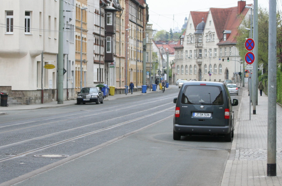 Flitzerblitzer Jena Dornburger Straße stadteinwärts