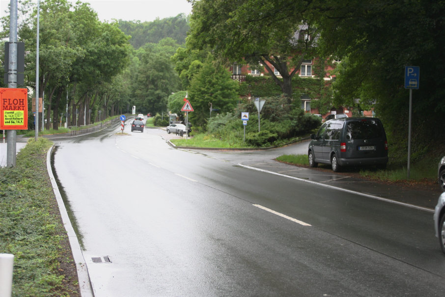 Geschwindigkeitskontrolle Jena Erfurter Straße stadtauswärts