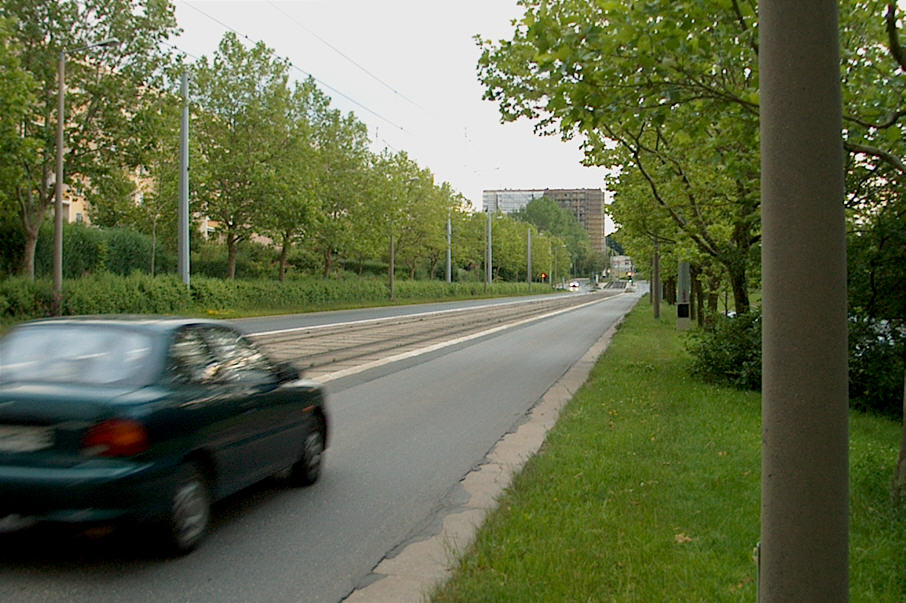 Flitzerblitzer Jena Erlanger Allee stadtauswärts