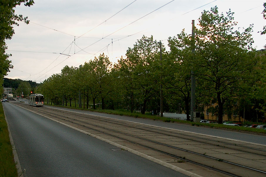 Geschwindigkeitsmessung Jena Erlanger Allee stadtauswärts