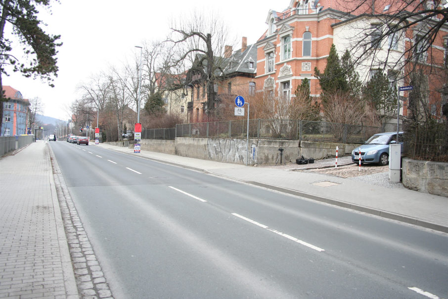 Flitzerblitzer Jena Humboldtstraße (B 7) stadtauswärts