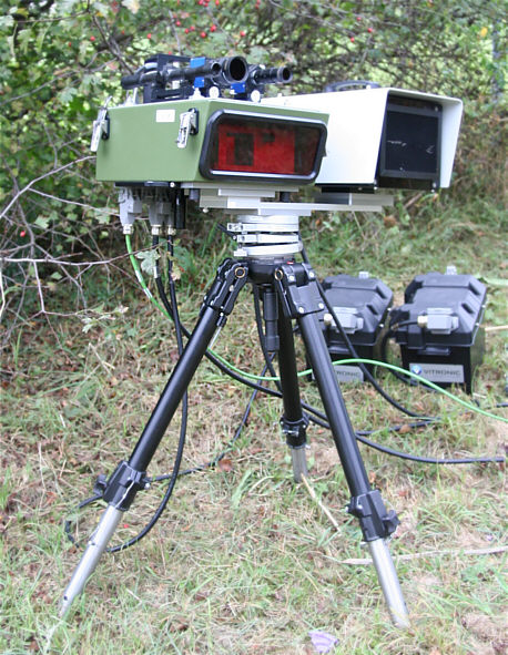 Blitzer Lidar PoliScanSpeed PSS vitronic Stativaufbau