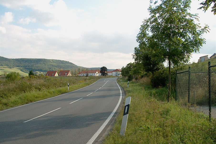 Geschwindigkeitskontrolle Jena Naumburger Straße, B 88 stadteinwärts