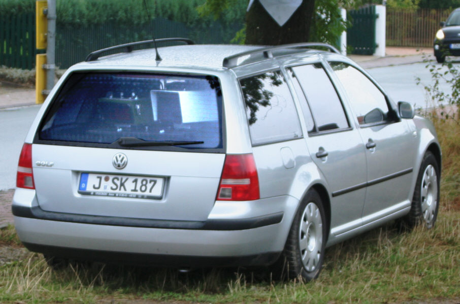 Flitzerblitzer Jena VW Golf Kennzeichen J-SK 187
