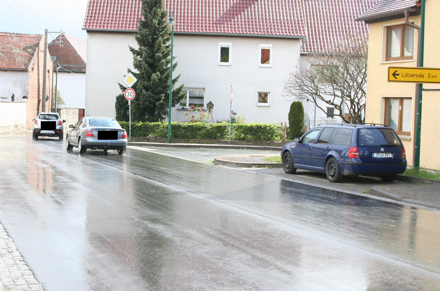 Flitzerblitzer, Stadt Jena, dunkelblauer VW Golf, Kennzeichen, J-LA 357, Golf Variant, Golf Kombi