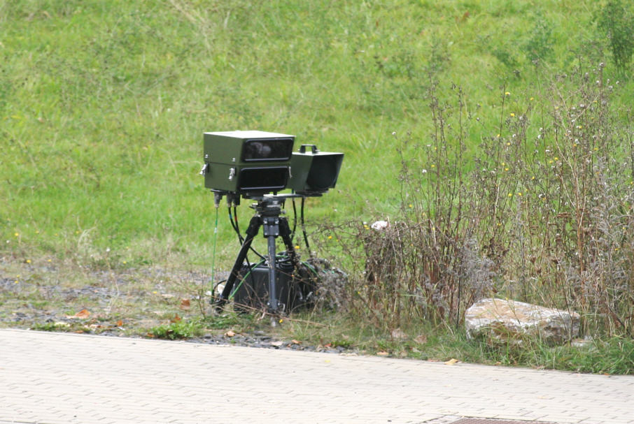 Lasermessung mittels Lidargerä Poliscanspeed PSS