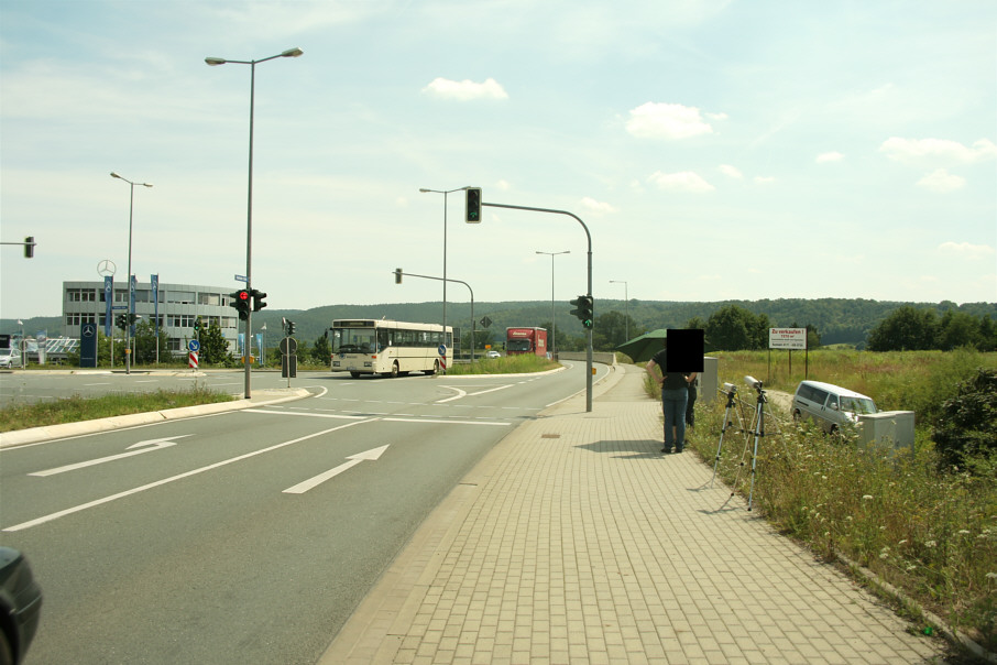 Testmessung DAKO Einseitenlichtsensor ELS Jena Stadtrodaer Straße