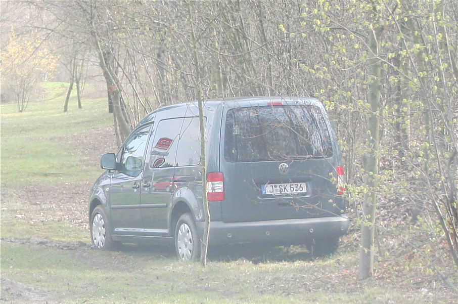 Flitzerblitzer, Stadtverwaltung Jena; grauer, weinroter VW Caddy, Kennzeichen, J-SK 536