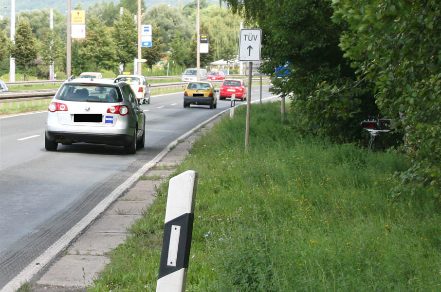 Flitzerblitzer Jena Stadtrodaer Straße stadteinwärts