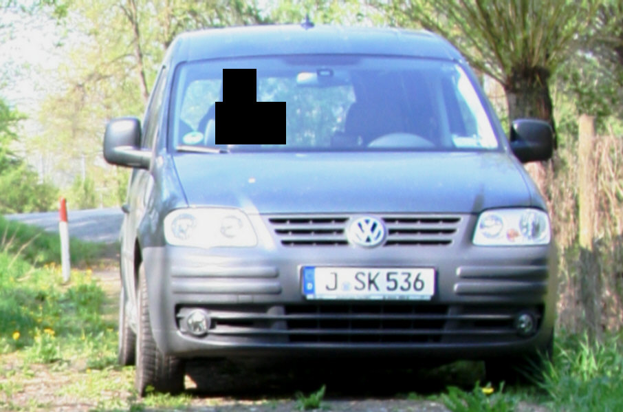 Flitzerblitzer Jena VW Caddy Kennzeichen J-SK 536