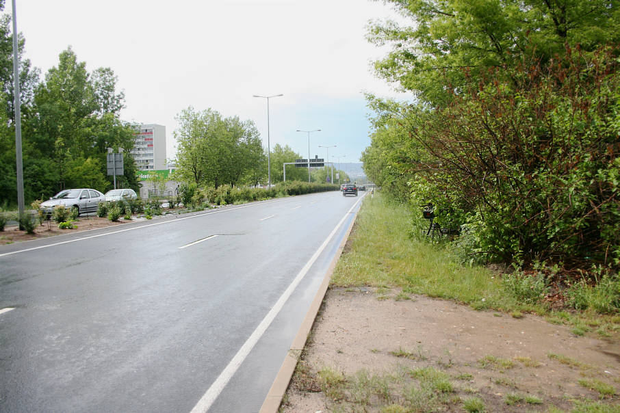 Geschwindigkeitsmessung Jena Stadtrodaer Straße stadteinwärts