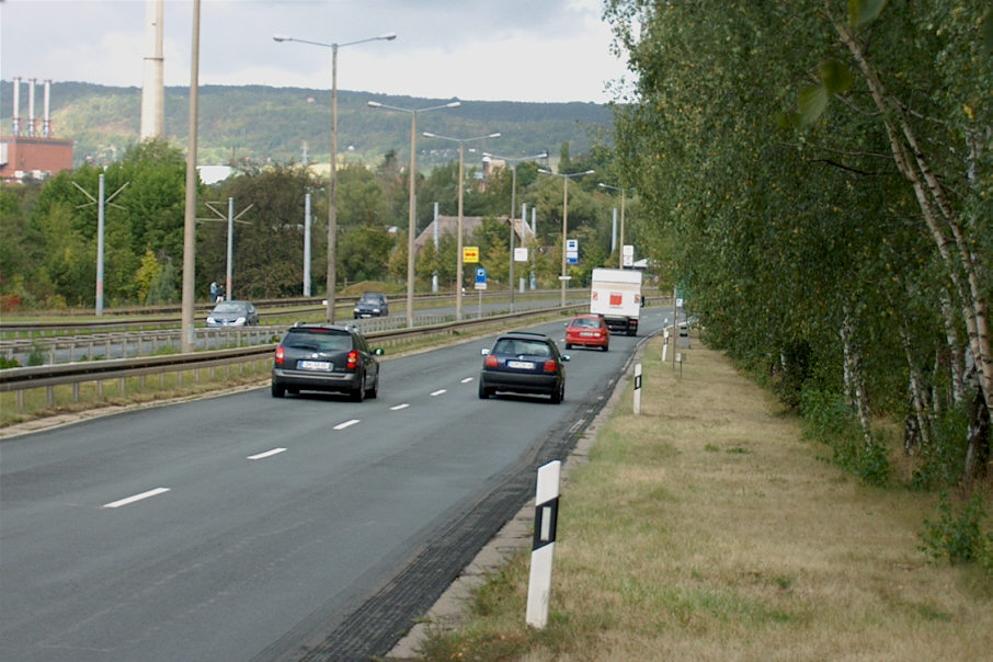 Geschwindigkeitsmessung Jena Stadtrodaer Straße stadteinwärts