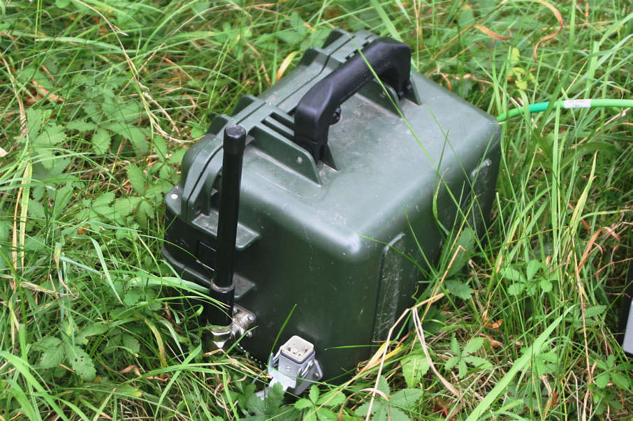 WLAN-Koffer PSS PoliScanSpeed mit Antenne