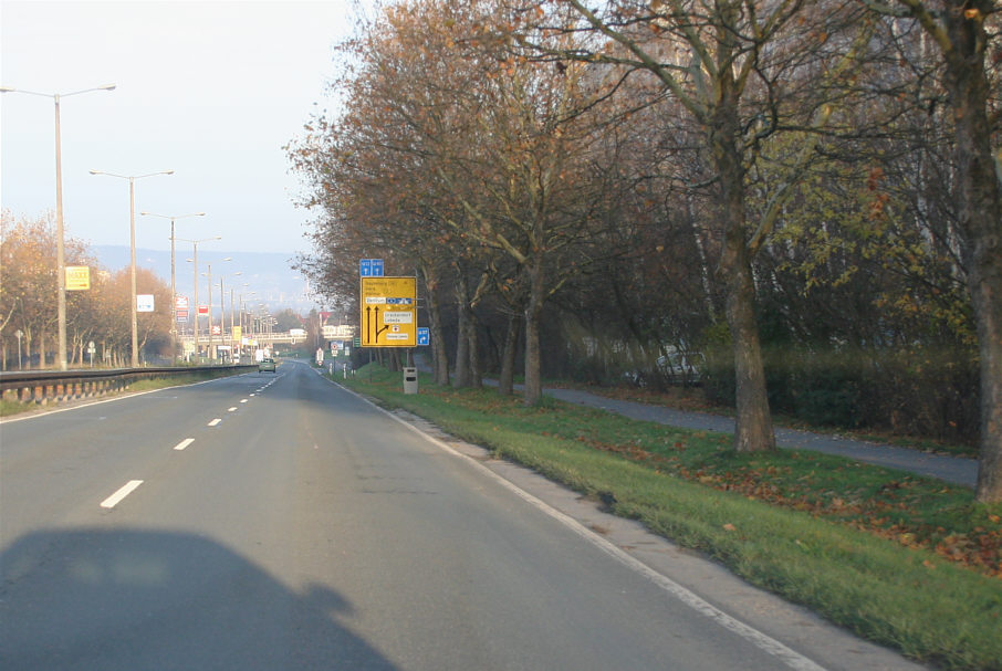Geschwindigkeitskontrolle Jena Stadtrodaer Straße stadteinwärts