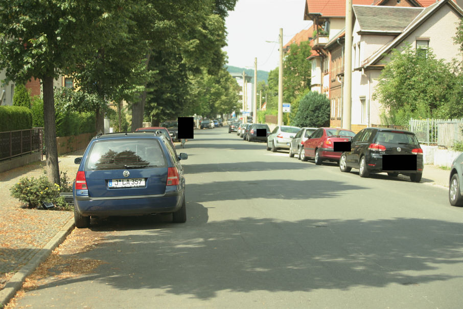 Geschwindigkeitsmessung Jena Wöllitzer Straße stadteinwärts