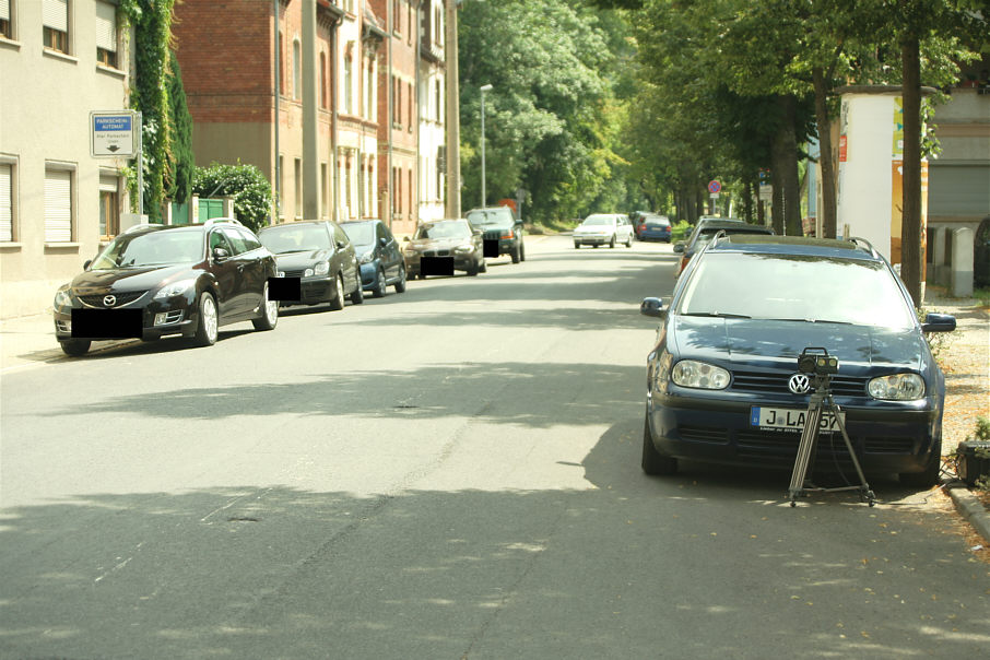 Flitzerblitzer, Stadt Jena, Skoda Fabia, Kennzeichen J-LT 345