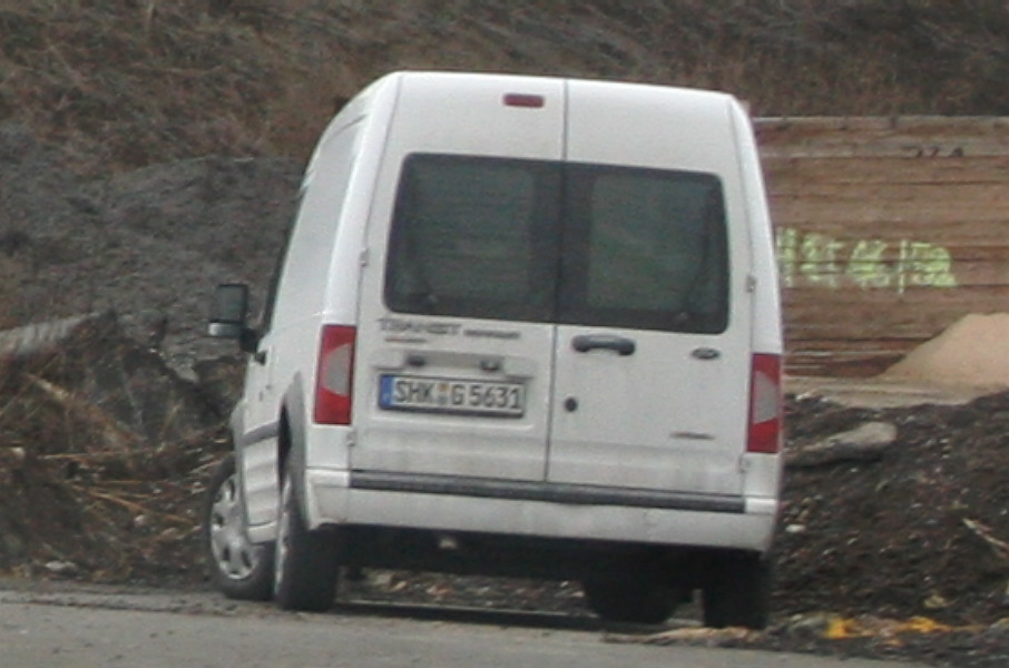 Flitzerblitzer Polizei Ford Transit Kennzeichen SHK-G 5631