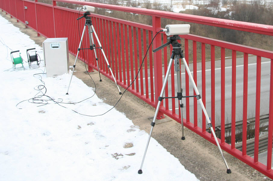 300 Meter Kamera, 50 Meter Kamera Aufbau auf Brücke