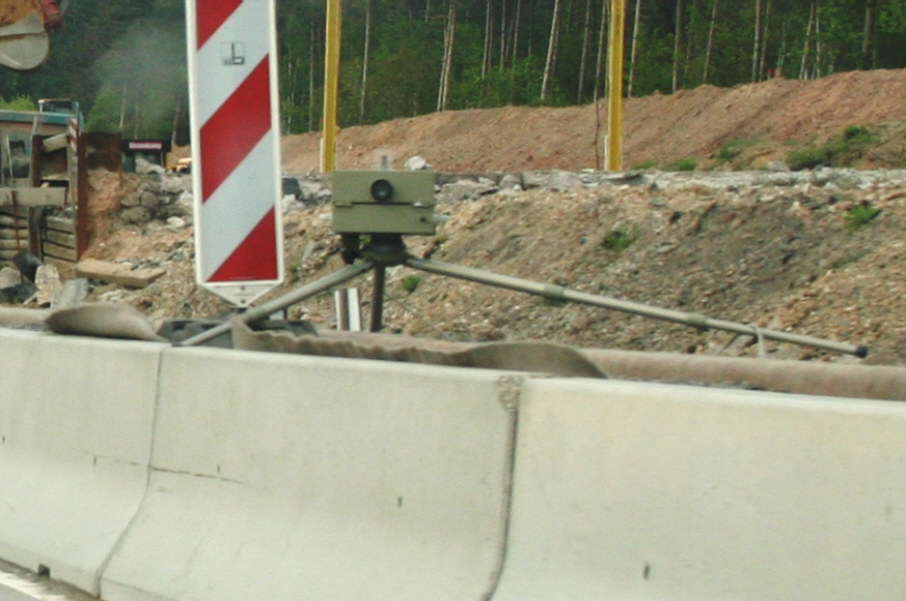 Geschwindigkeitskontrolle BAB 9 zwischen Lederhose und Hermsdorf Süd in Fahrtrichtung Hermsdorfer Kreuz, Berlin