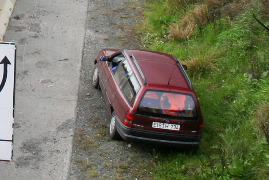 Flitzerblitzer Polizei Opel Astra Kennzeichen EIS-H 734