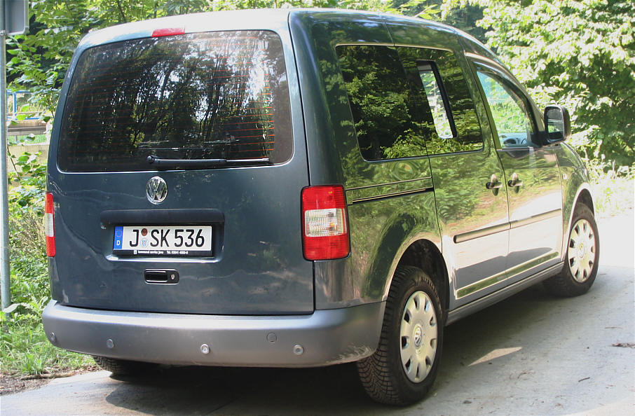 Flitzerblitzer, Stadt Jena, dunkelgrau, VW, Caddy, Kennzeichen, J-SK 536
