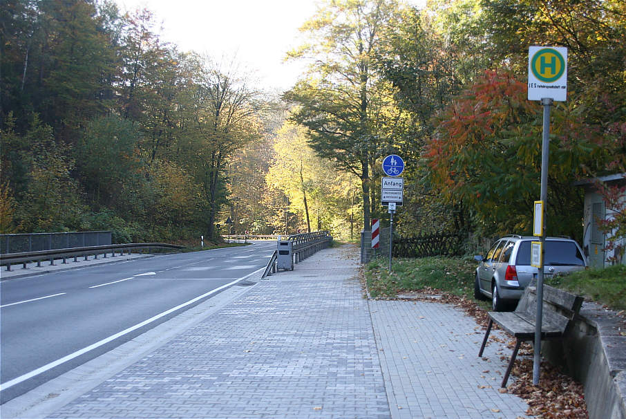 Geschwindigkeitsmessung B 7 zwischen Jena Isserstedt und Jena in Höhe des Gasthofes "Carl August"