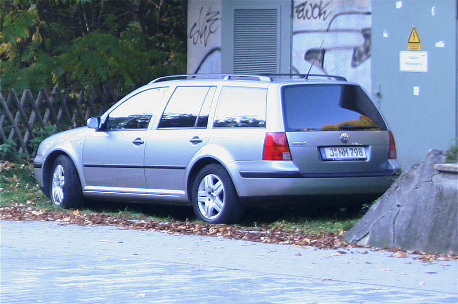 Flitzerblitzer, Stadt Jena, silber, VW Golf Variant, Kombi, Kennzeichen, J-NM 798, Blitzertonne