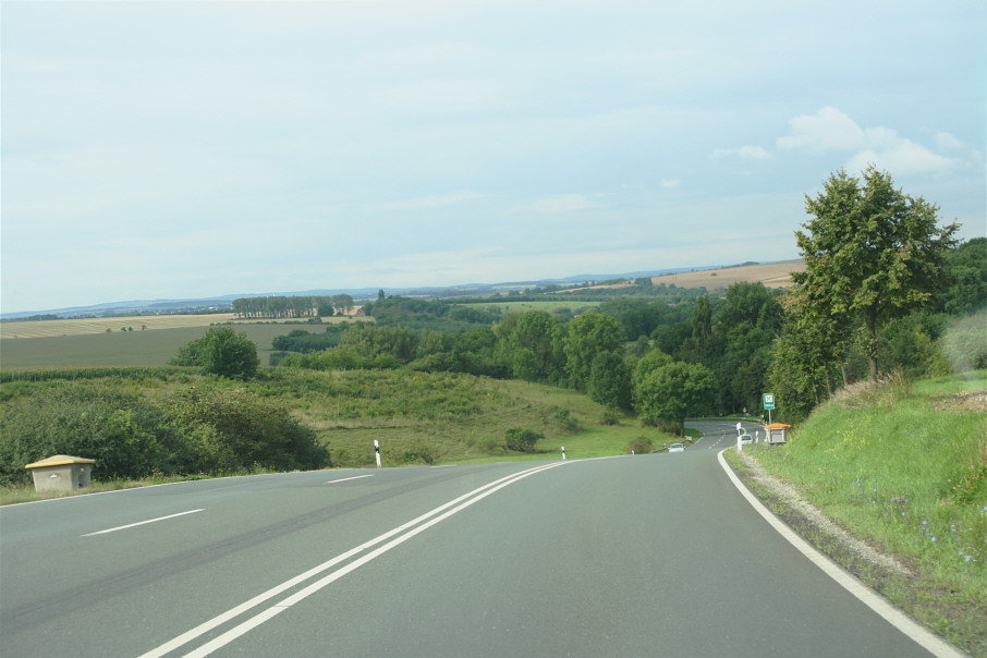 Geschwindigkeitskontrolle B 87 zwischen Rannstedt und Apolda in Fahrtrichtung Apolda, Weimar